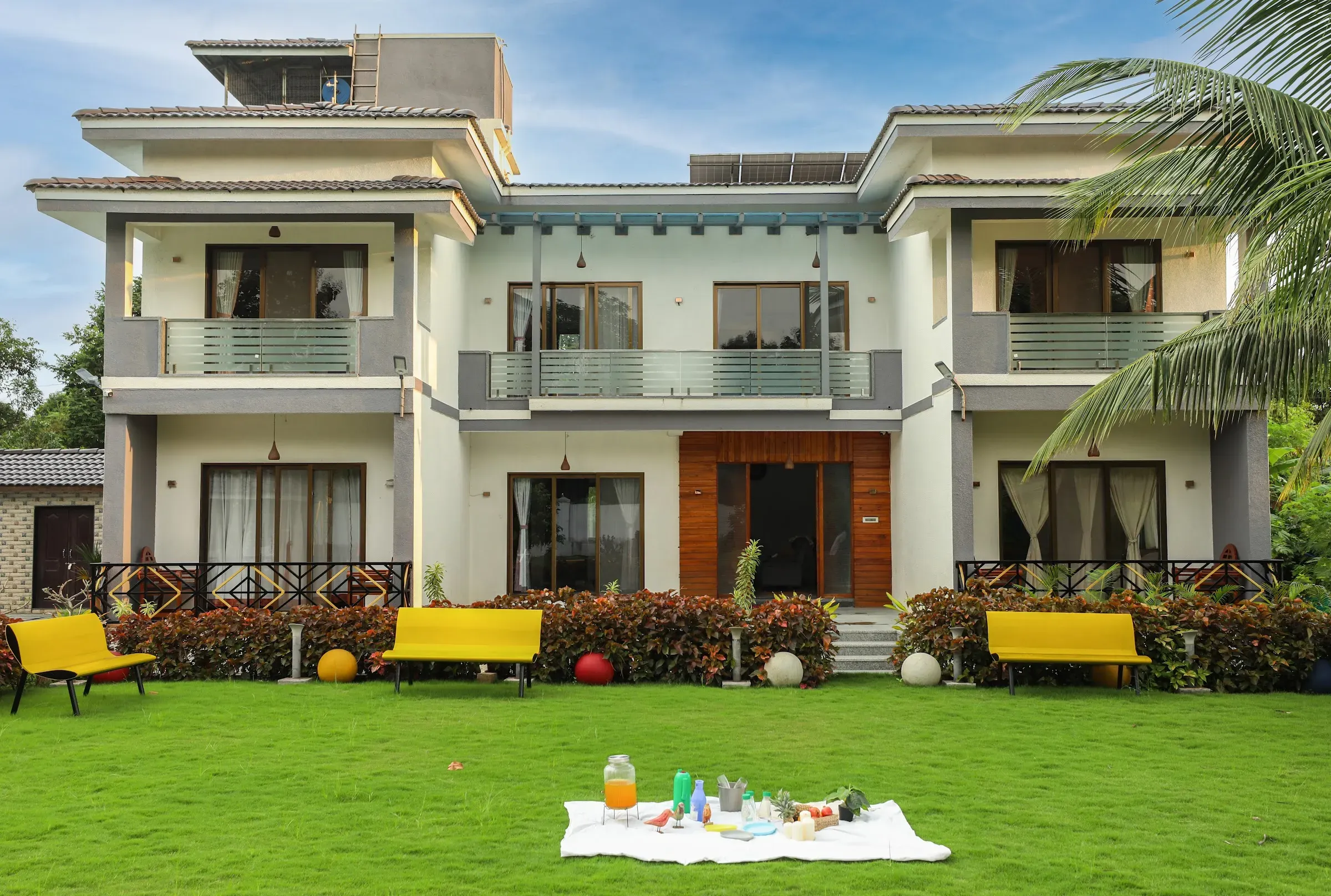 Luxe Forest Villa Facade